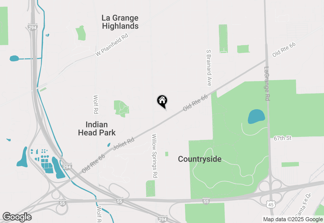 Map of 10735 W Clocktower Drive #402, Countryside, IL 60525