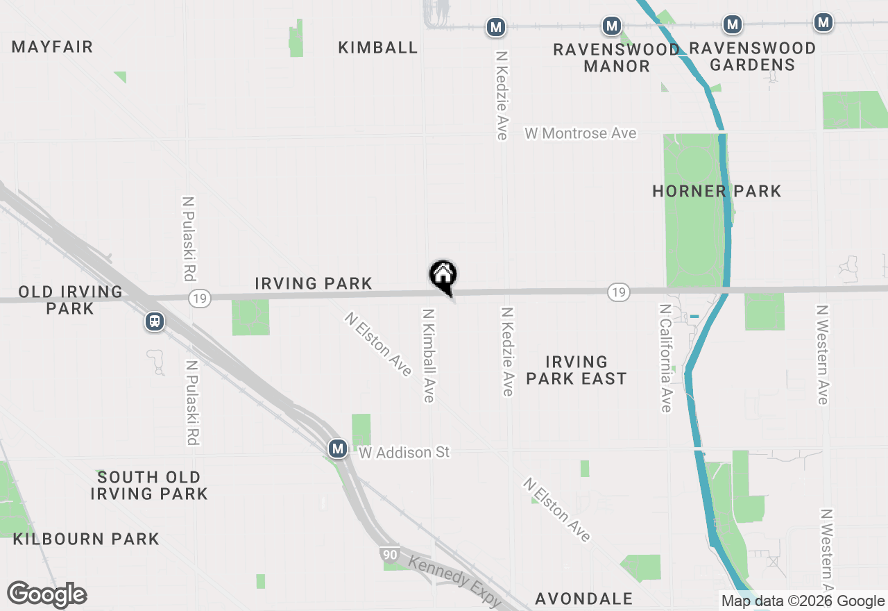 Map of 3940 N Christiana Avenue, Chicago, IL 60618