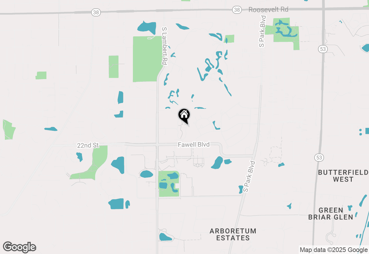 Map of 366 Pembroke Lane #5, Glen Ellyn, IL 60137