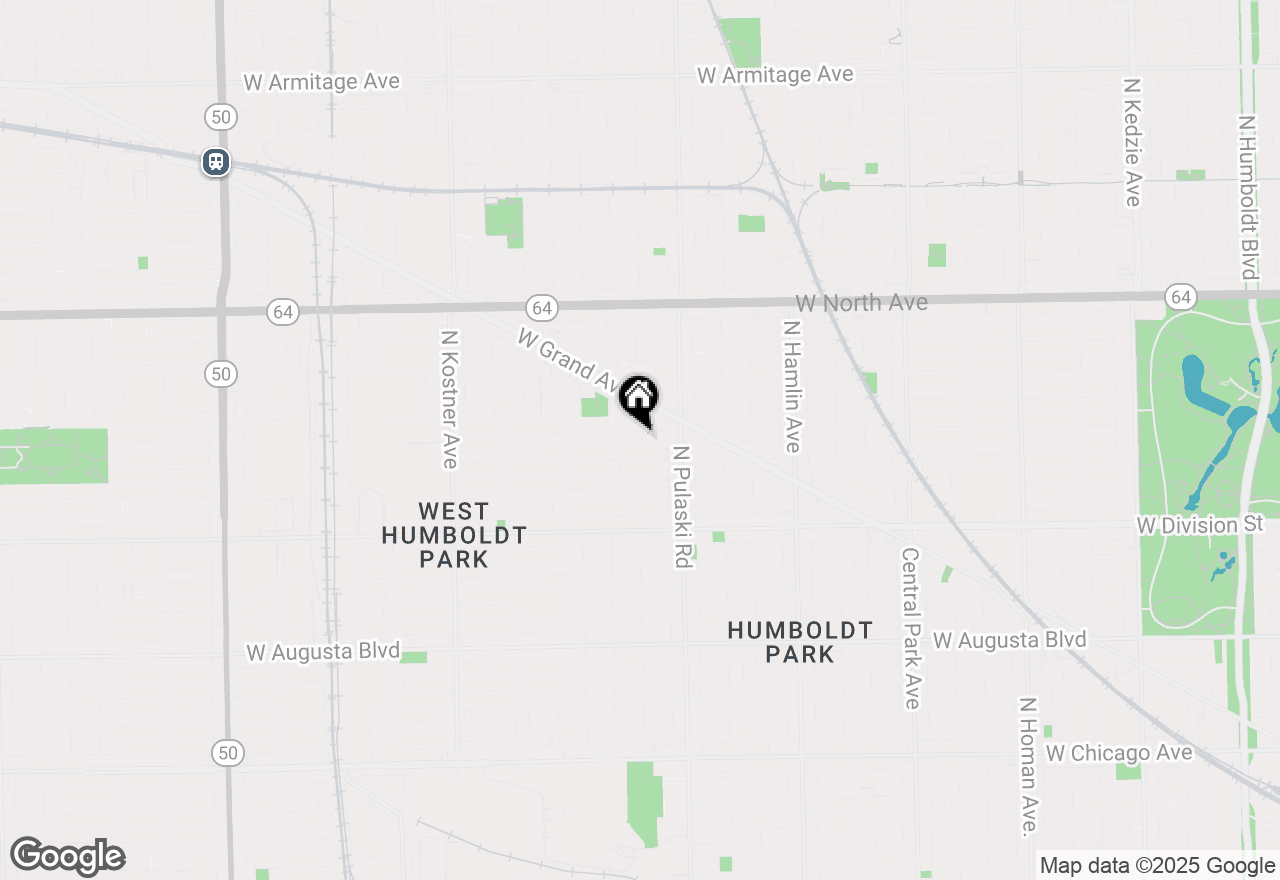 Map of 4044 W Kamerling Avenue, Chicago, IL 60651