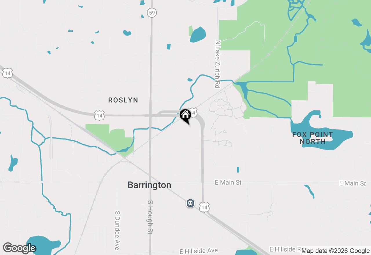 Map of 533 North Avenue, Barrington, IL 60010
