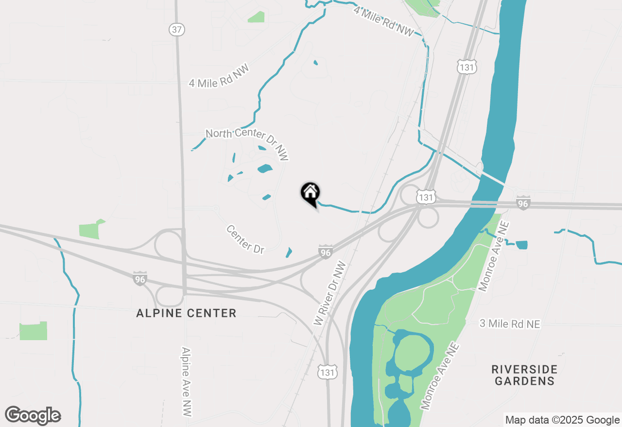 Map of 3165 Springbrook Drive Nw, Grand Rapids, MI 49544