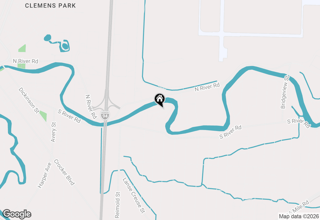 Map of Lot 64 Clinton Shore Drive, Macomb, MI 48045