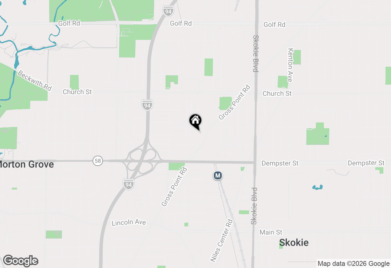 Map of 5128 Suffield Court, Skokie, IL 60077