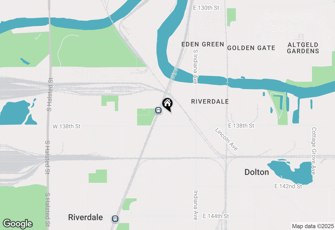 Map of 1 W 137th Place, Riverdale, IL 60827