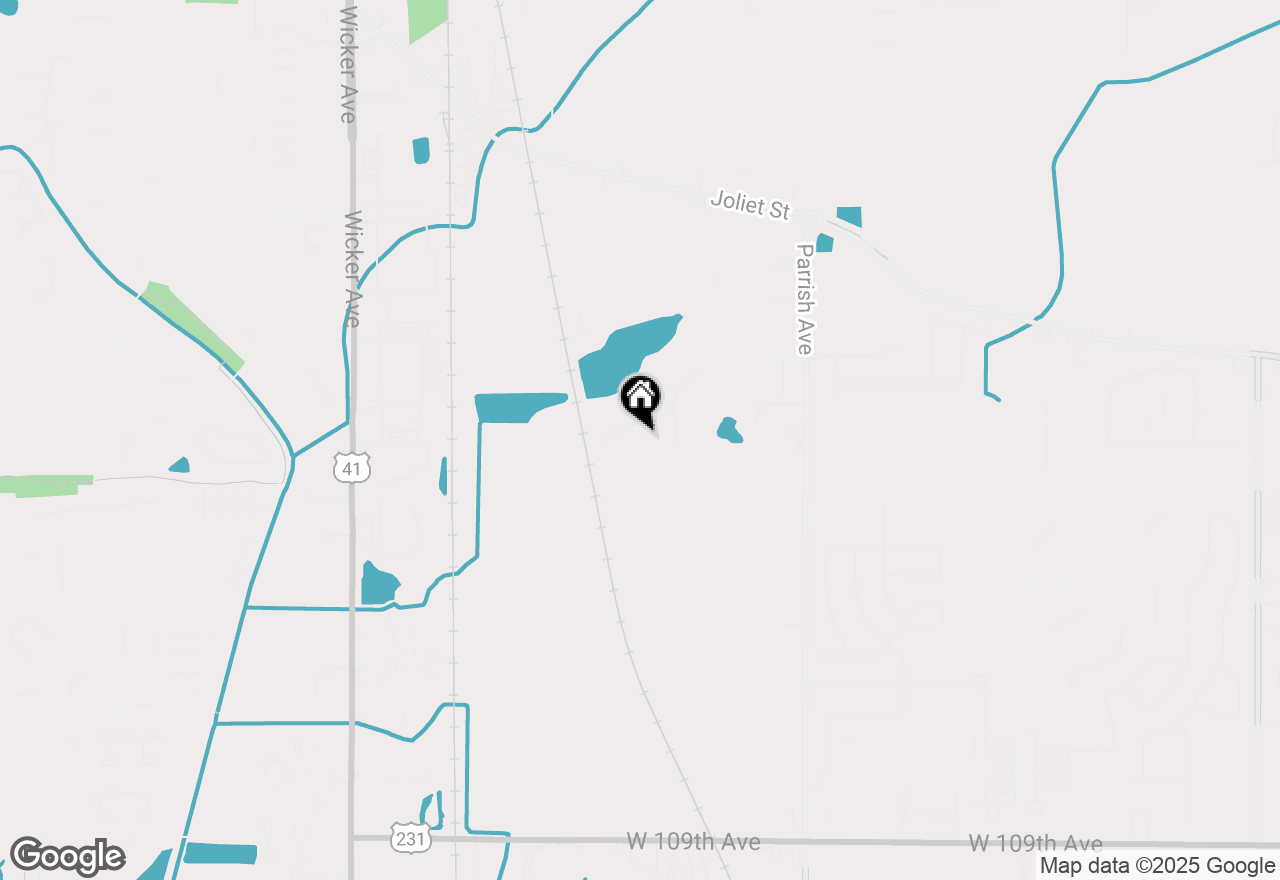 Map of 10167 Lakeview Drive, St. John, IN 46373