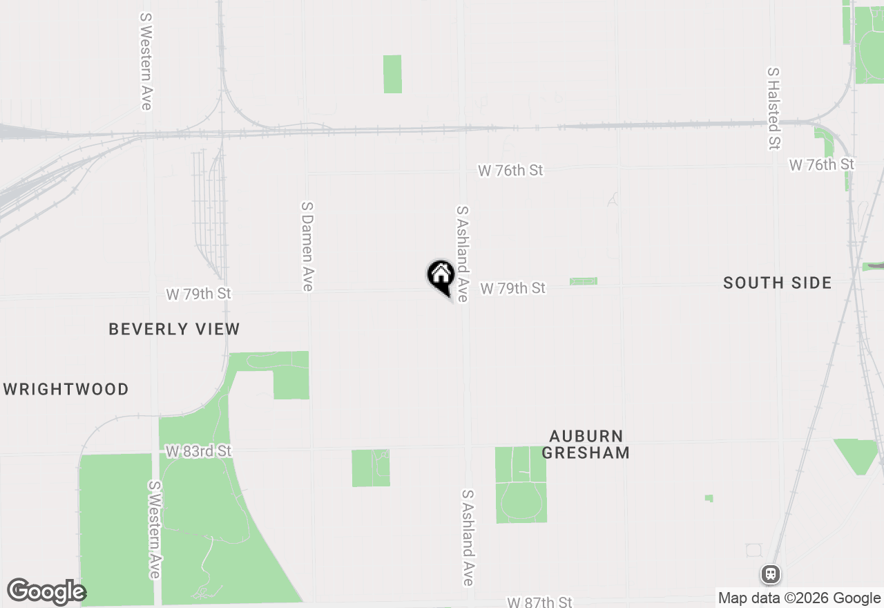 Map of 7922 S Marshfield Avenue #3F, Chicago, IL 60620
