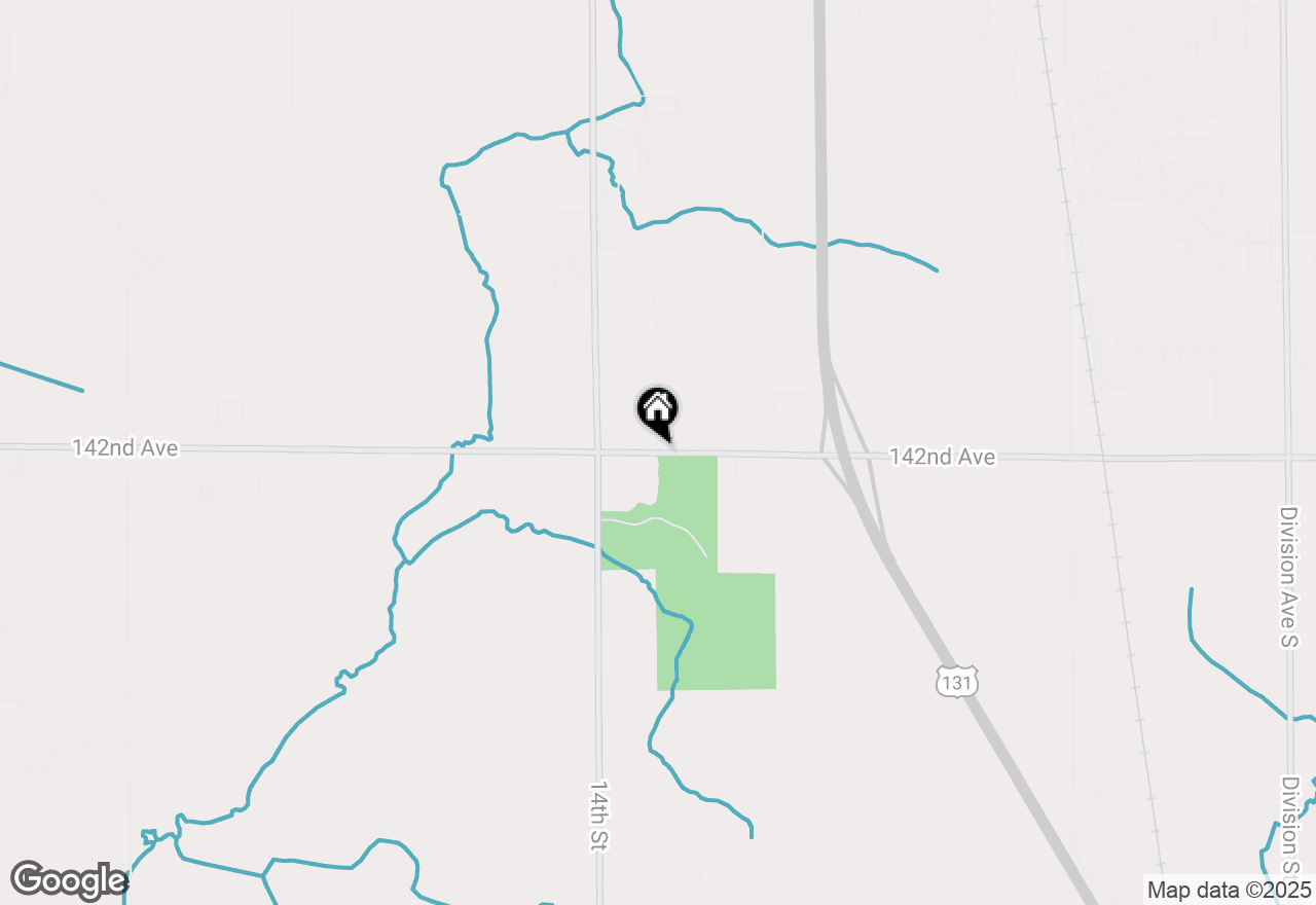 Map of 1376 142nd Avenue, Wayland, MI 49348