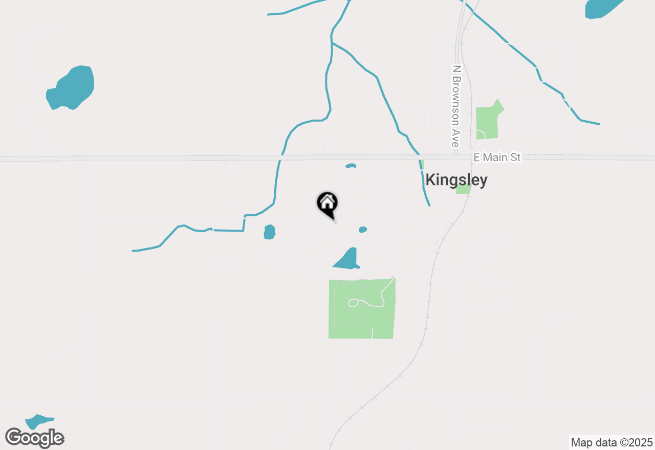 Map of 1375 Killdeer Lane, Kingsley, MI 49649