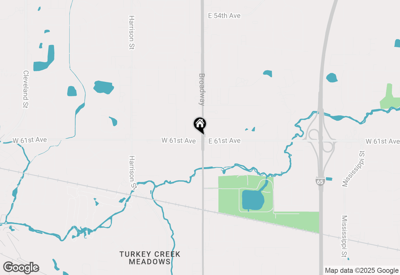 Map of 6096 Broadway, Merrillville, IN 46410
