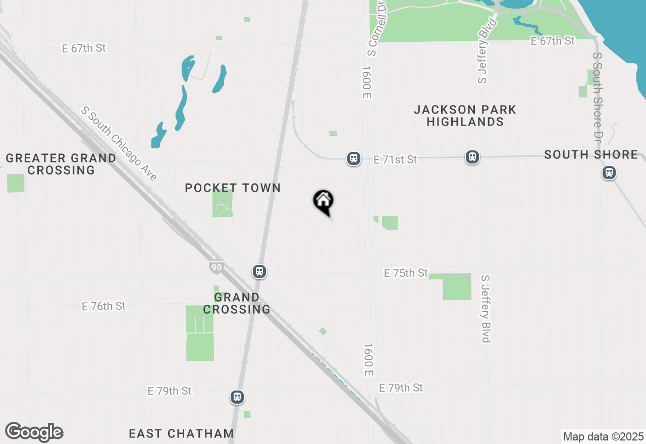 Map of 7310 S Dante Avenue #G, Chicago, IL 60619