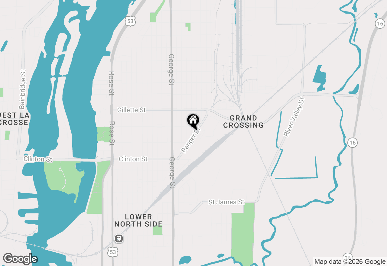 Map of 1432 Loomis St, La Crosse, WI 54603