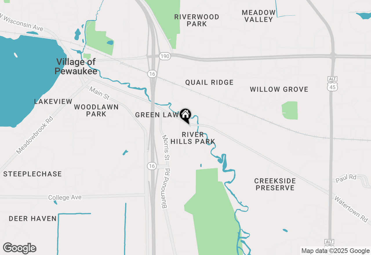 Map of 928 E Wisconsin Ave, Pewaukee, WI 53072