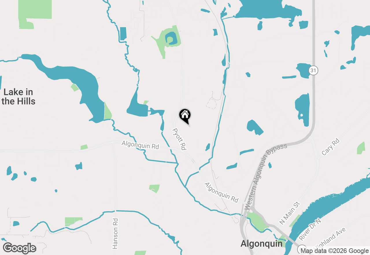 Map of 934 Viewpoint Drive, Lake In The Hills, IL 60156