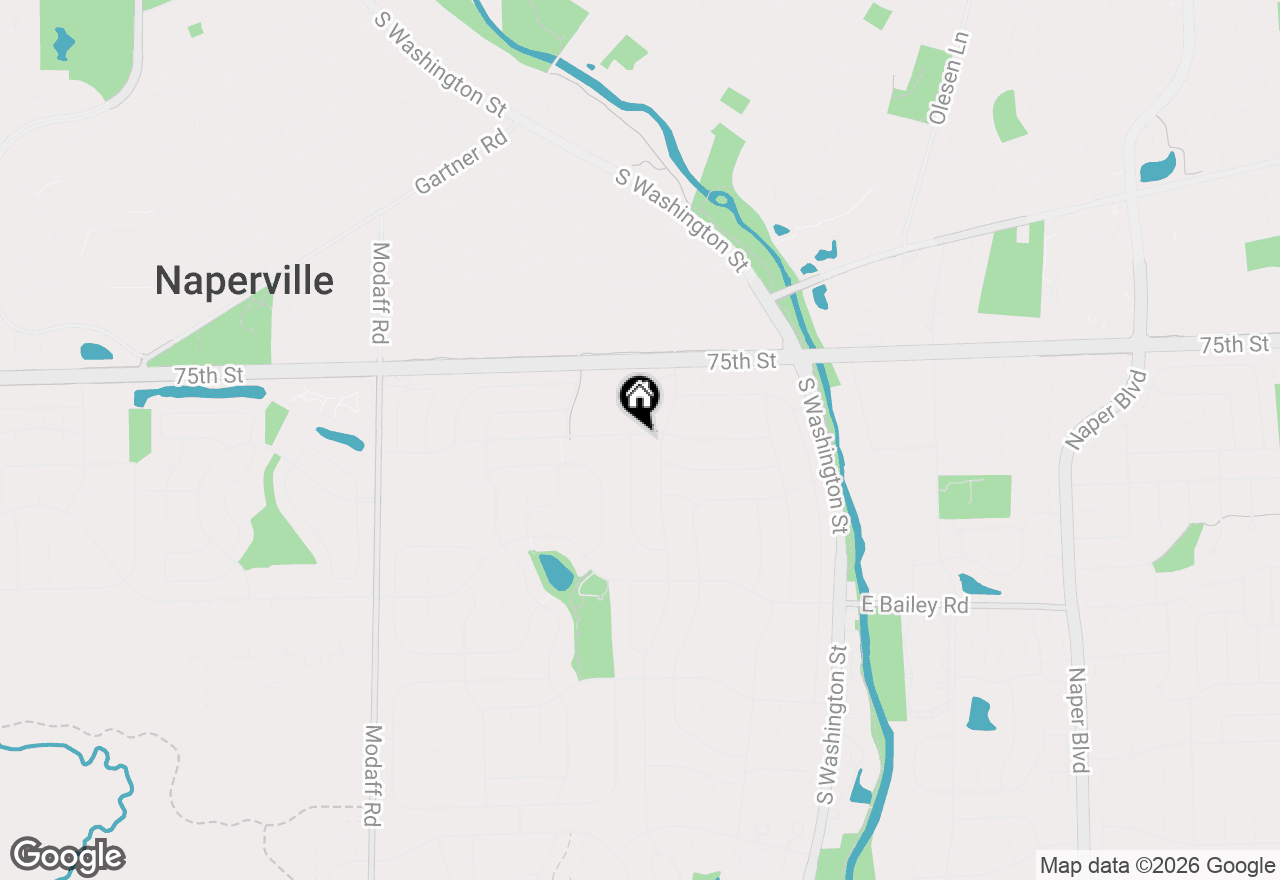 Map of 116 Waxwing Avenue, Naperville, IL 60565