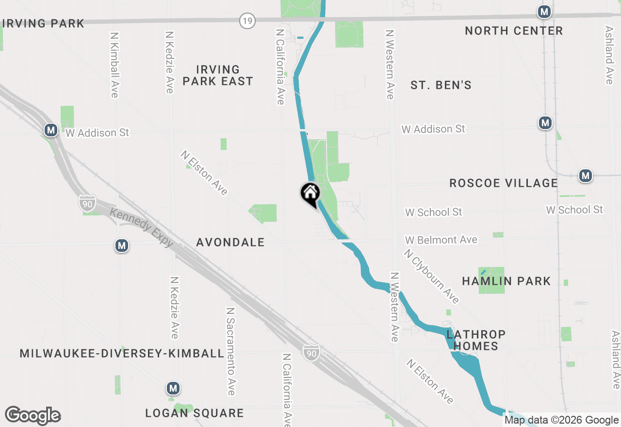 Map of 3259 N Bay Court, Chicago, IL 60618