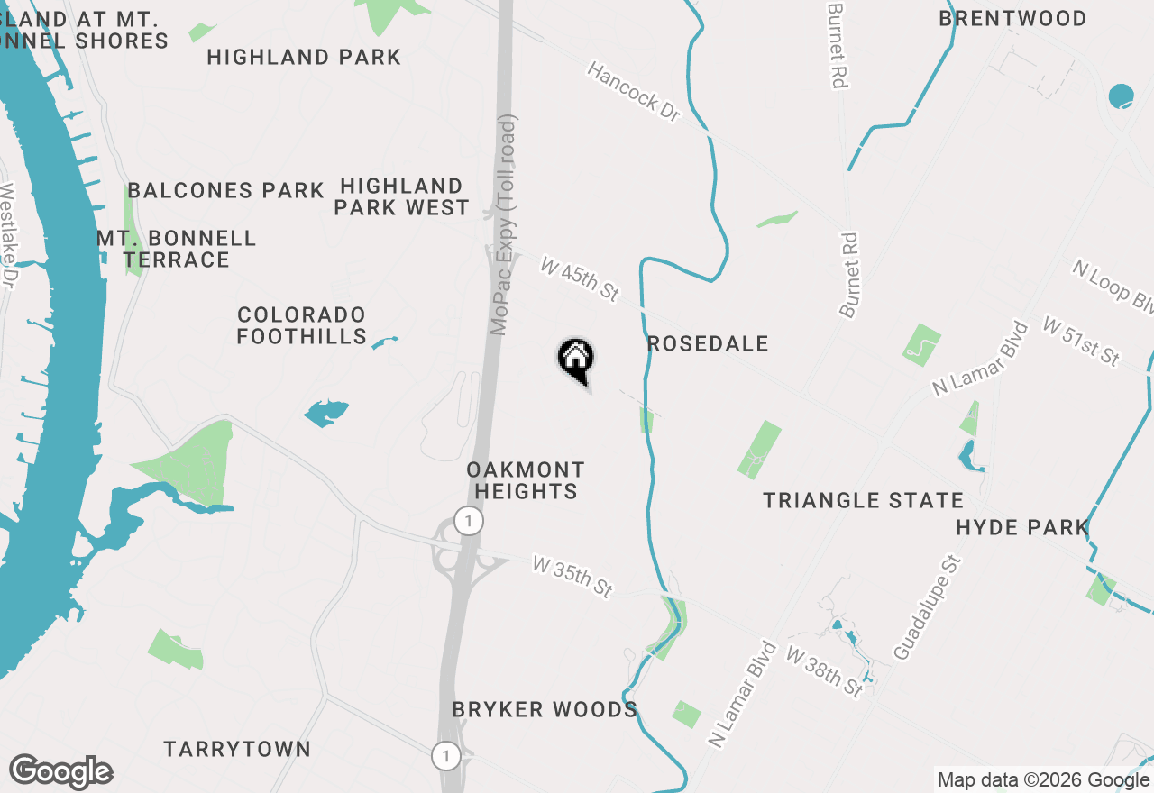 Map of (Address confidential), Austin, Texas 78731