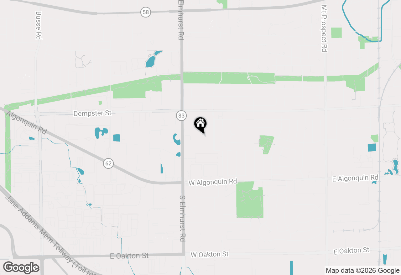 Map of 930 Beau Drive #312, Des Plaines, IL 60016