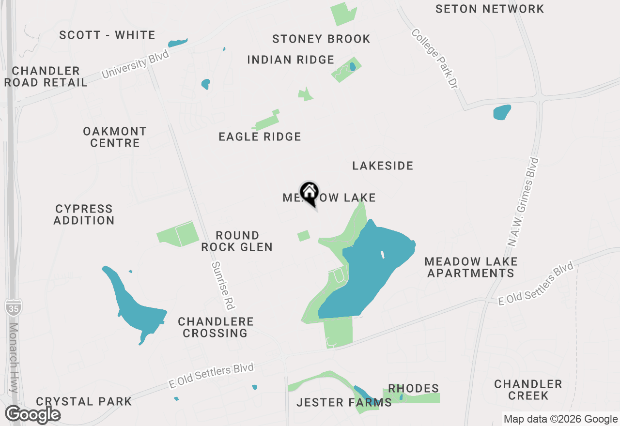Map of 3313 Walleye Way, Round Rock, TX 78665