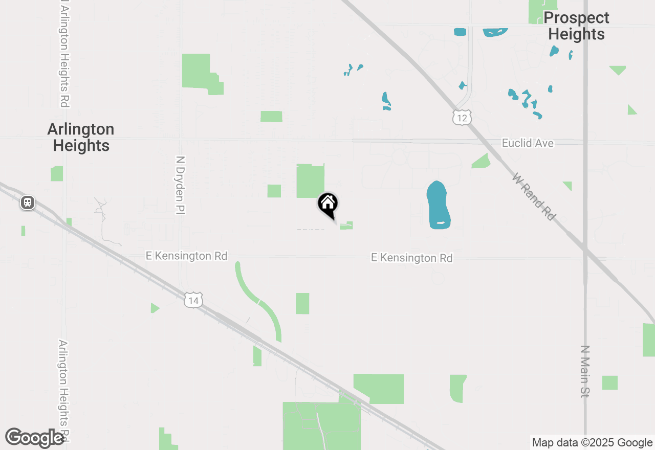 Map of 25 N Prindle Avenue, Arlington Heights, IL 60004