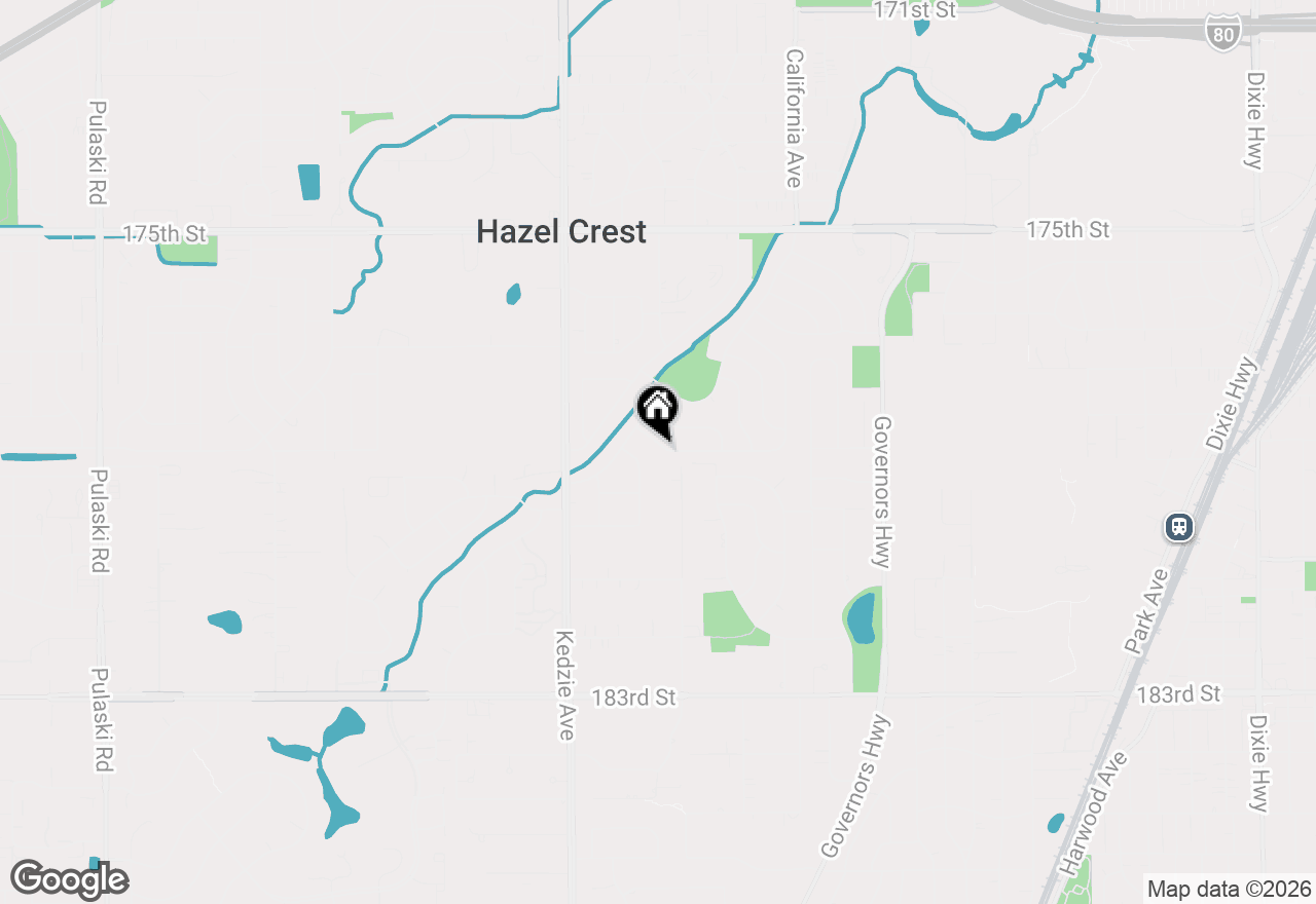 Map of 3007 Greenwood Road, Hazel Crest, IL 60429