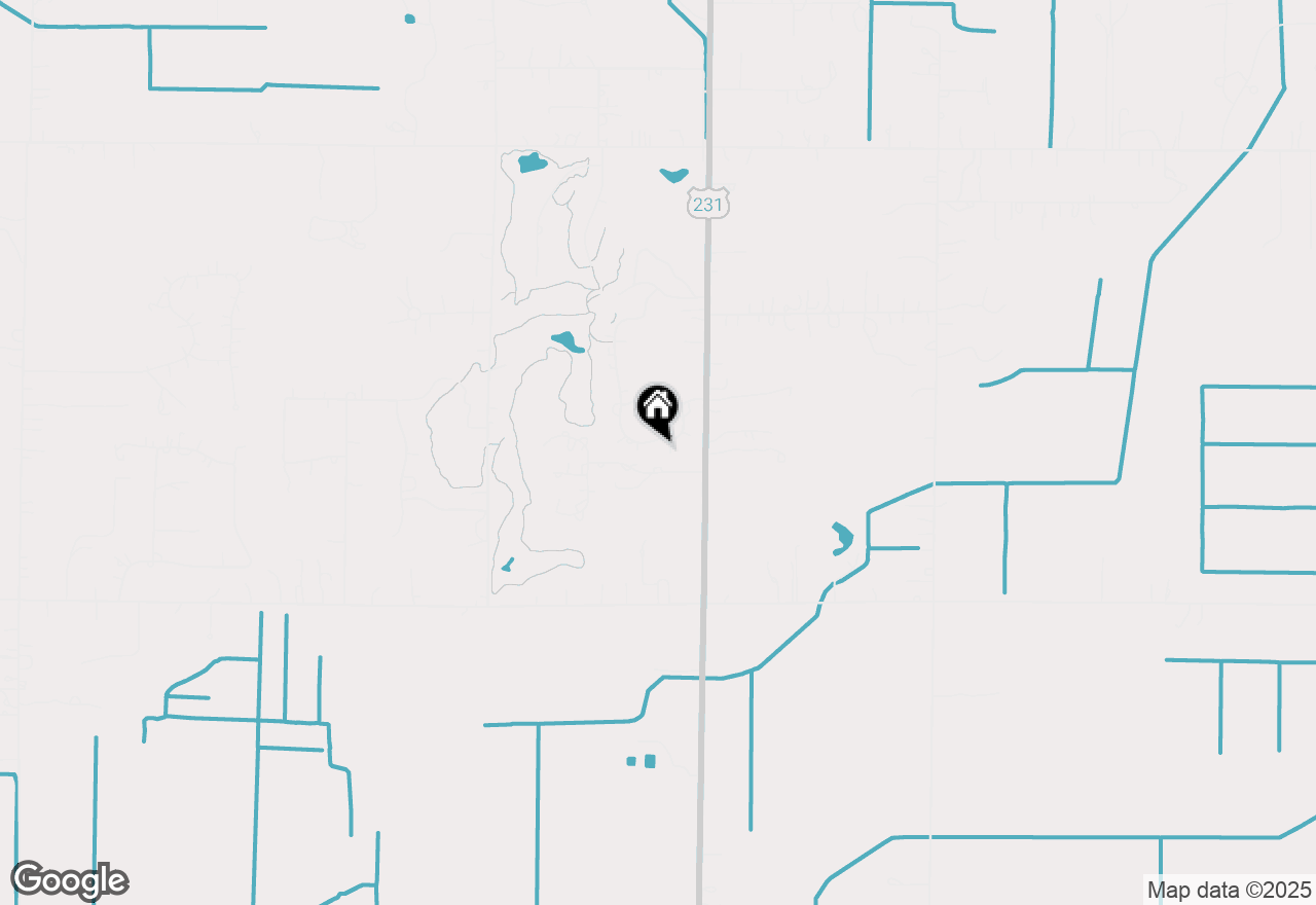 Map of 5615 Mulligan Drive, Wheatfield, IN 46392