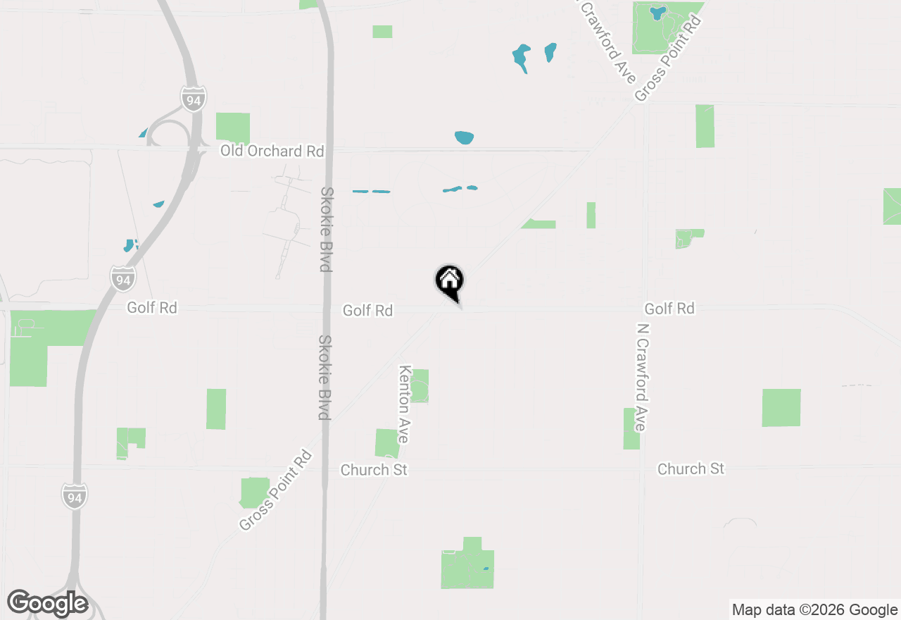 Map of 9648 N Kostner Avenue, Skokie, IL 60076