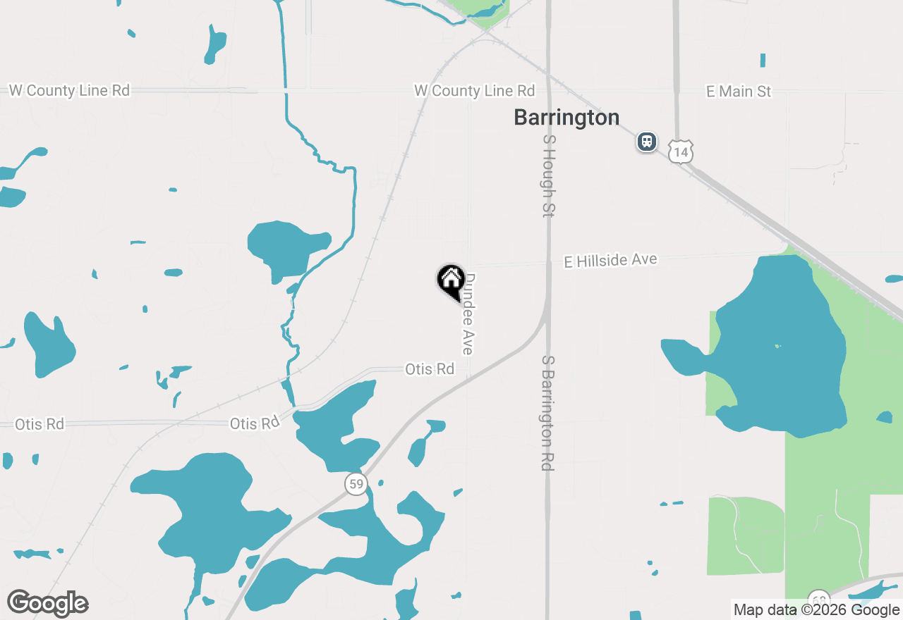 Map of 743 S Country Drive, Barrington, IL 60010