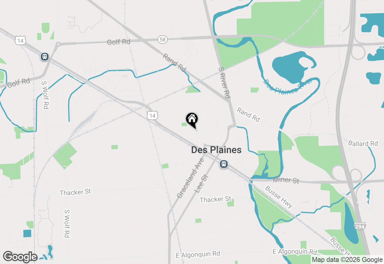 Map of 1330 Perry Street #504, Des Plaines, IL 60016