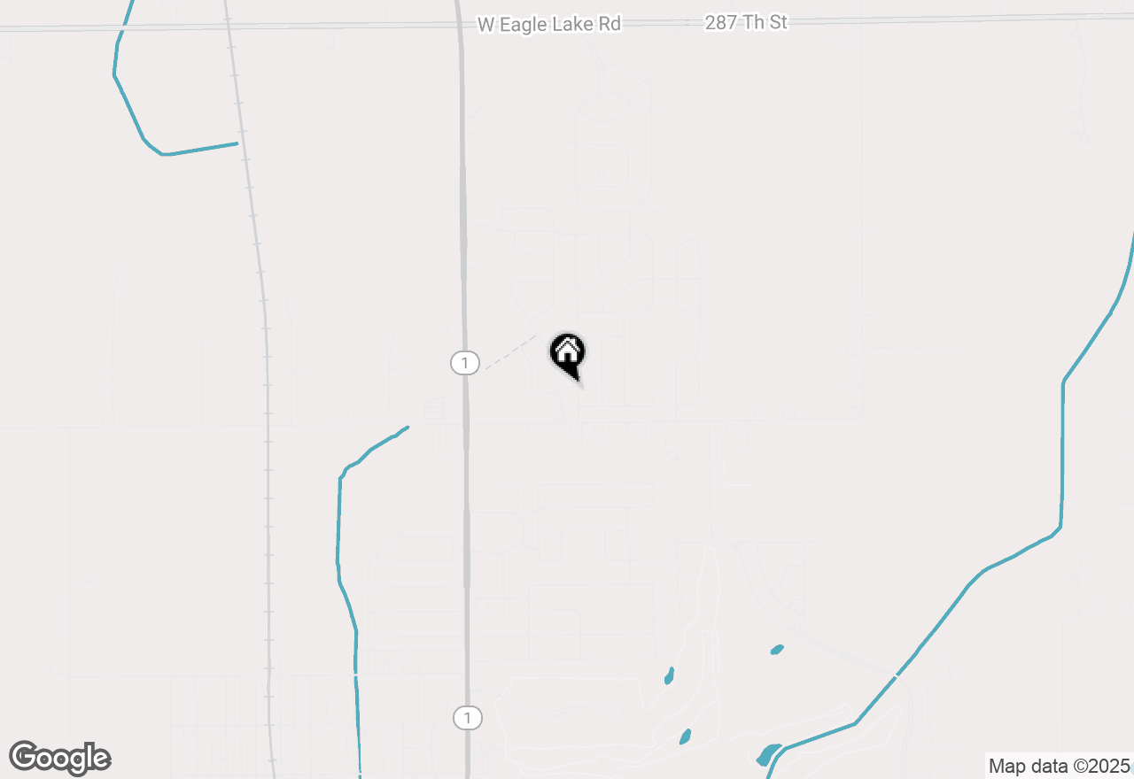 Map of 1372 Fox Hound Trail, Beecher, IL 60401