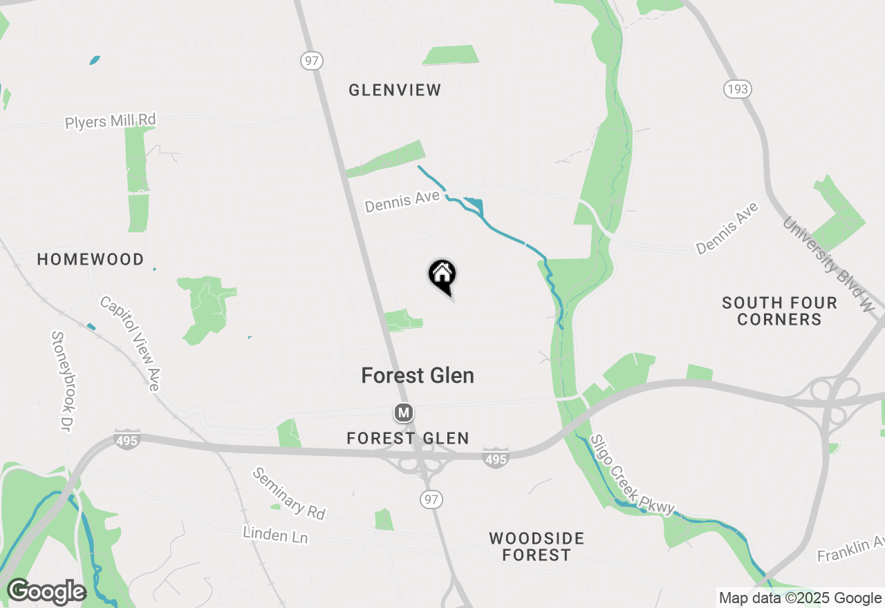 Map of 1805 Brisbane Street, Silver Spring, MD 20902