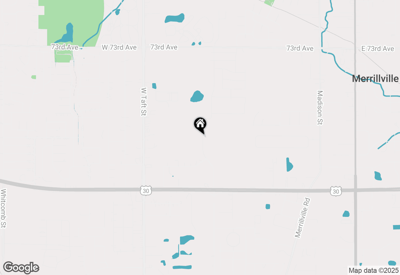 Map of 0- Lot 5 Grant Street, Merrillville, IN 46410