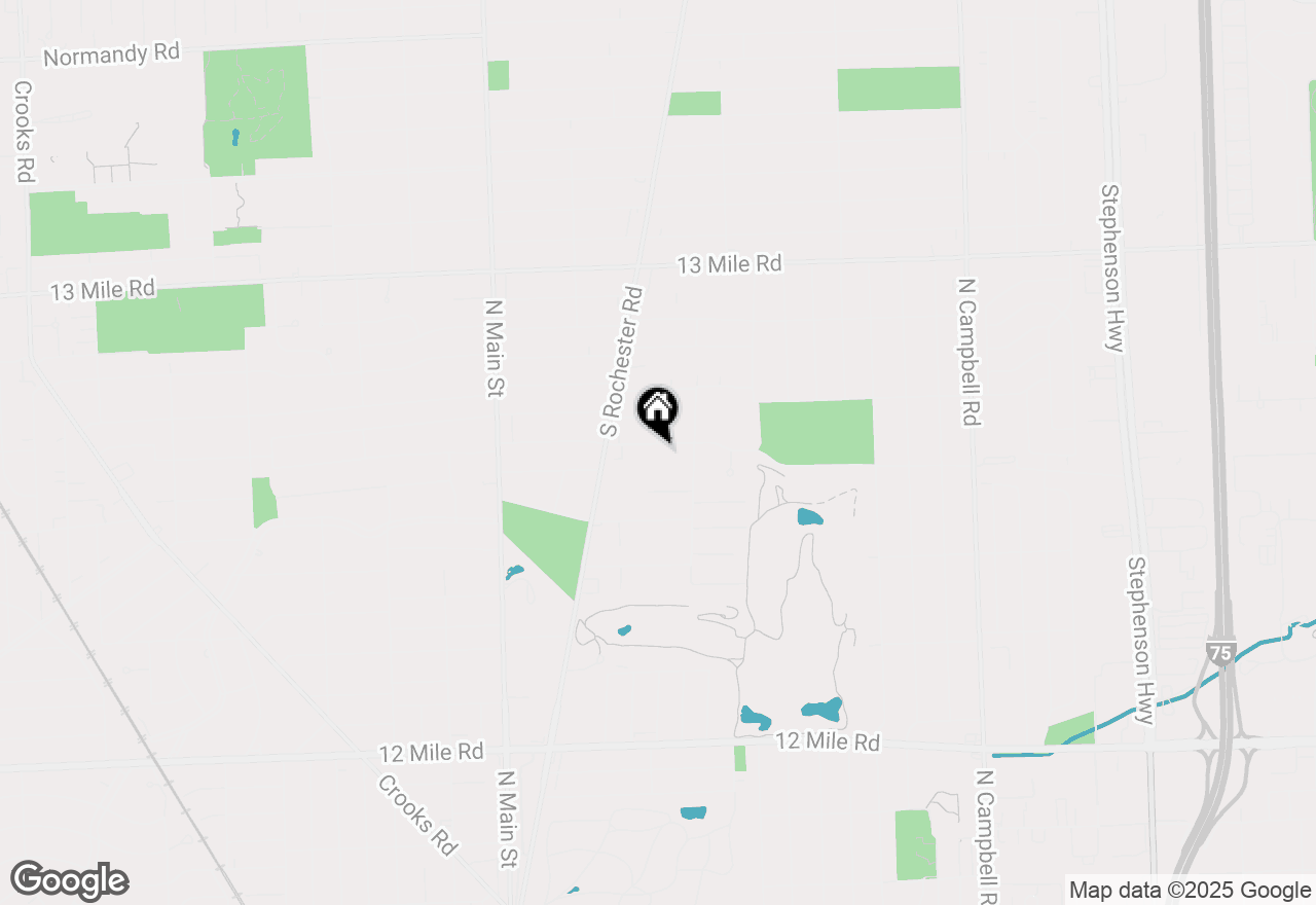 Map of 502 Girard Avenue, Royal Oak, MI 48073