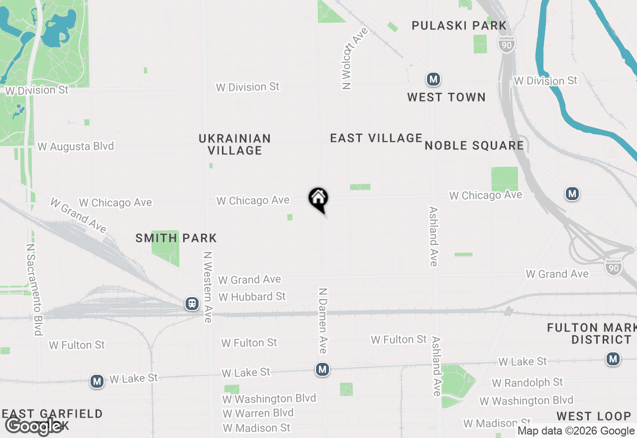 Map of 2003 W Superior Street #3E, Chicago, IL 60612