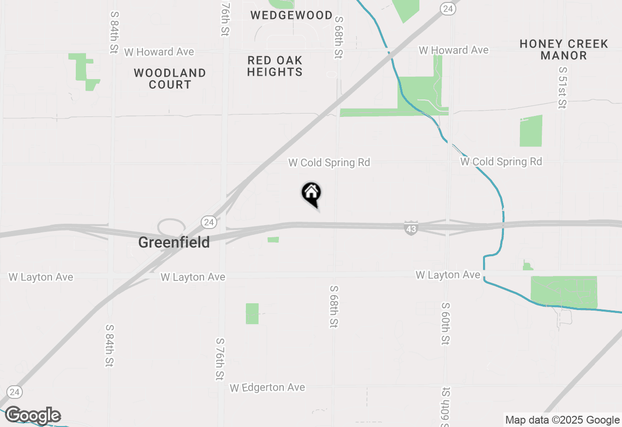 Map of 7001 W Allerton Ave, Greenfield, WI 53220