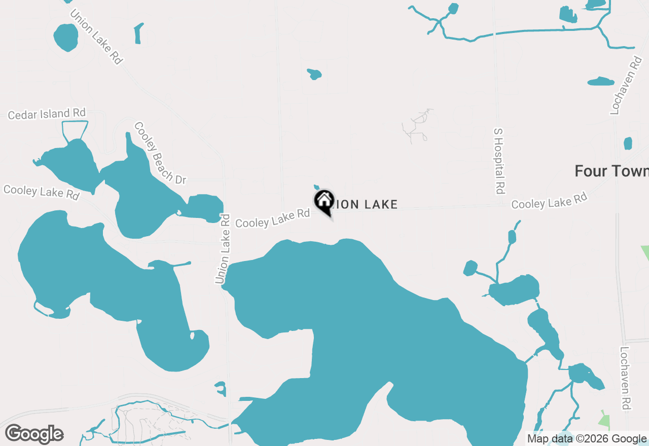 Map of 1545 Tanfield Street, West Bloomfield, MI 48324