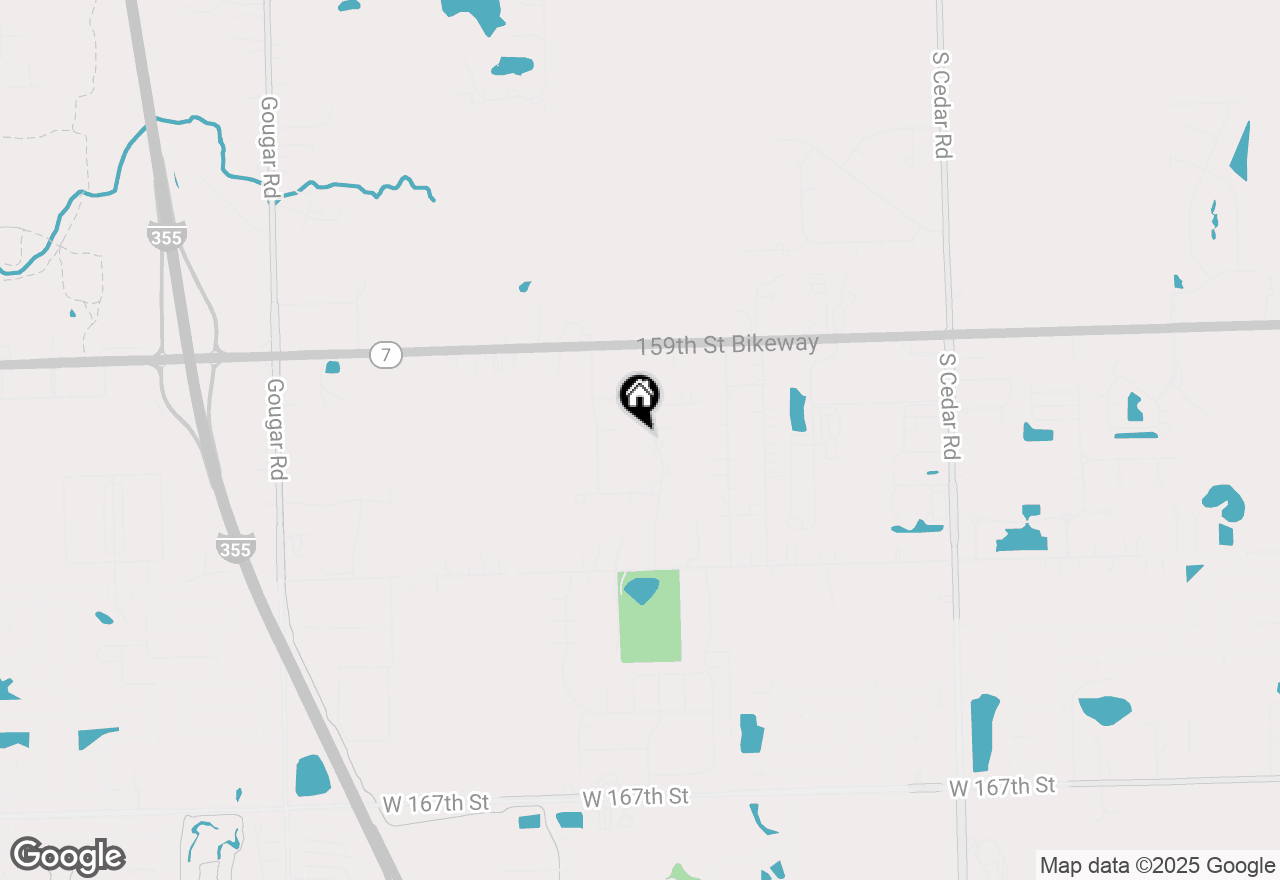 Map of 16048 S Peppermill Trail, Homer Glen, IL 60491