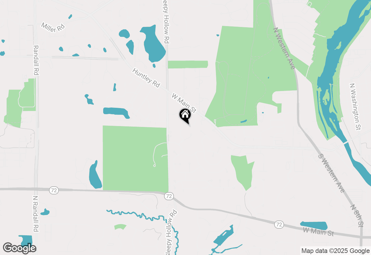 Map of 1303 Westley Lane, West Dundee, IL 60118