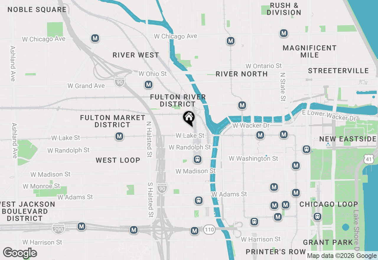 Map of (Address confidential), Chicago, Illinois 60661