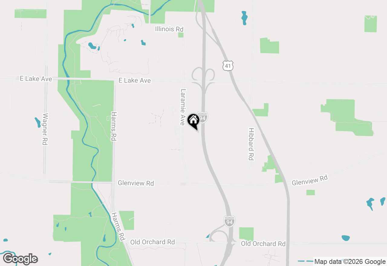 Map of 548 Leamington Avenue, Wilmette, IL 60091