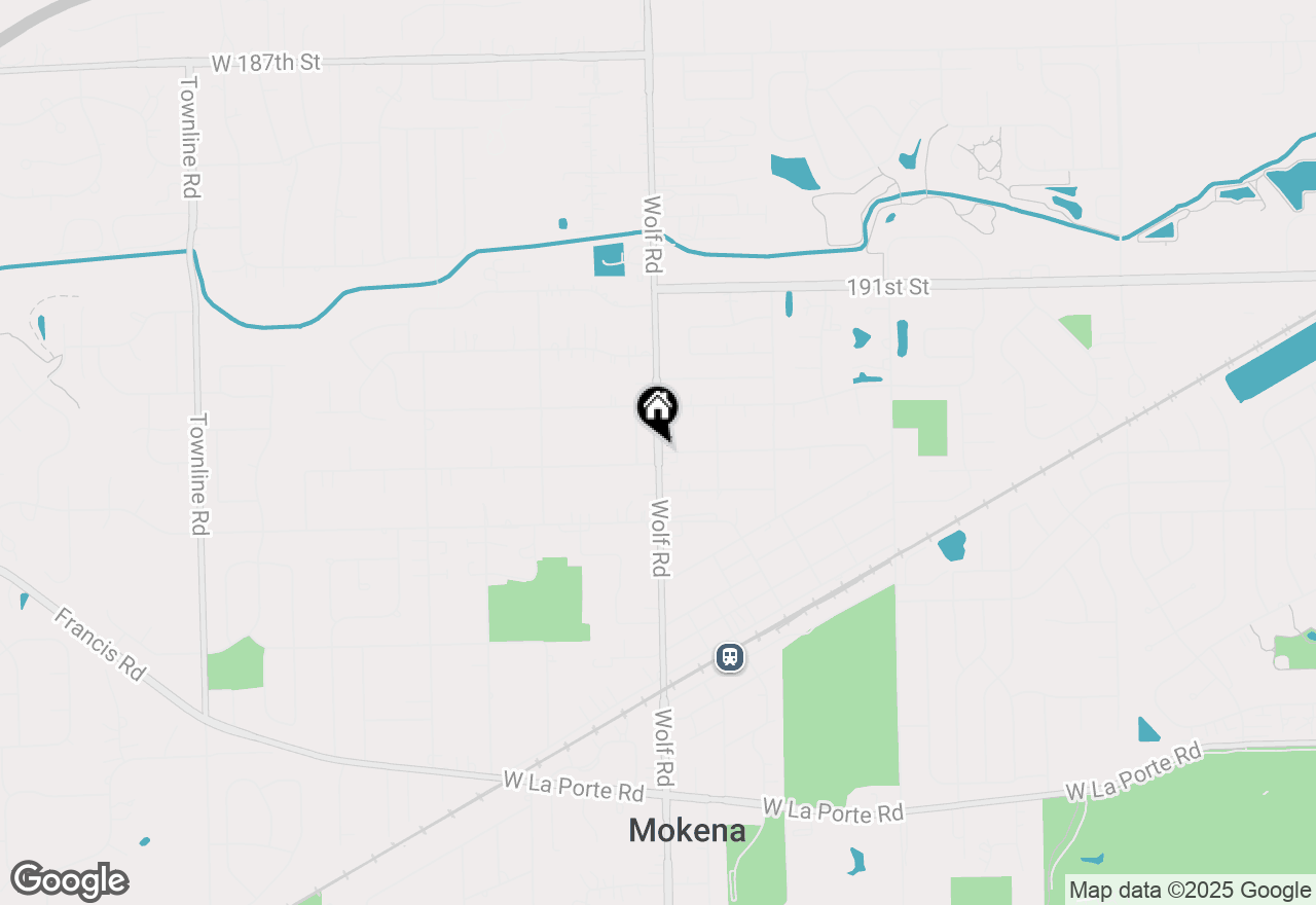 Map of 19398 Wolf Road #7, Mokena, IL 60448