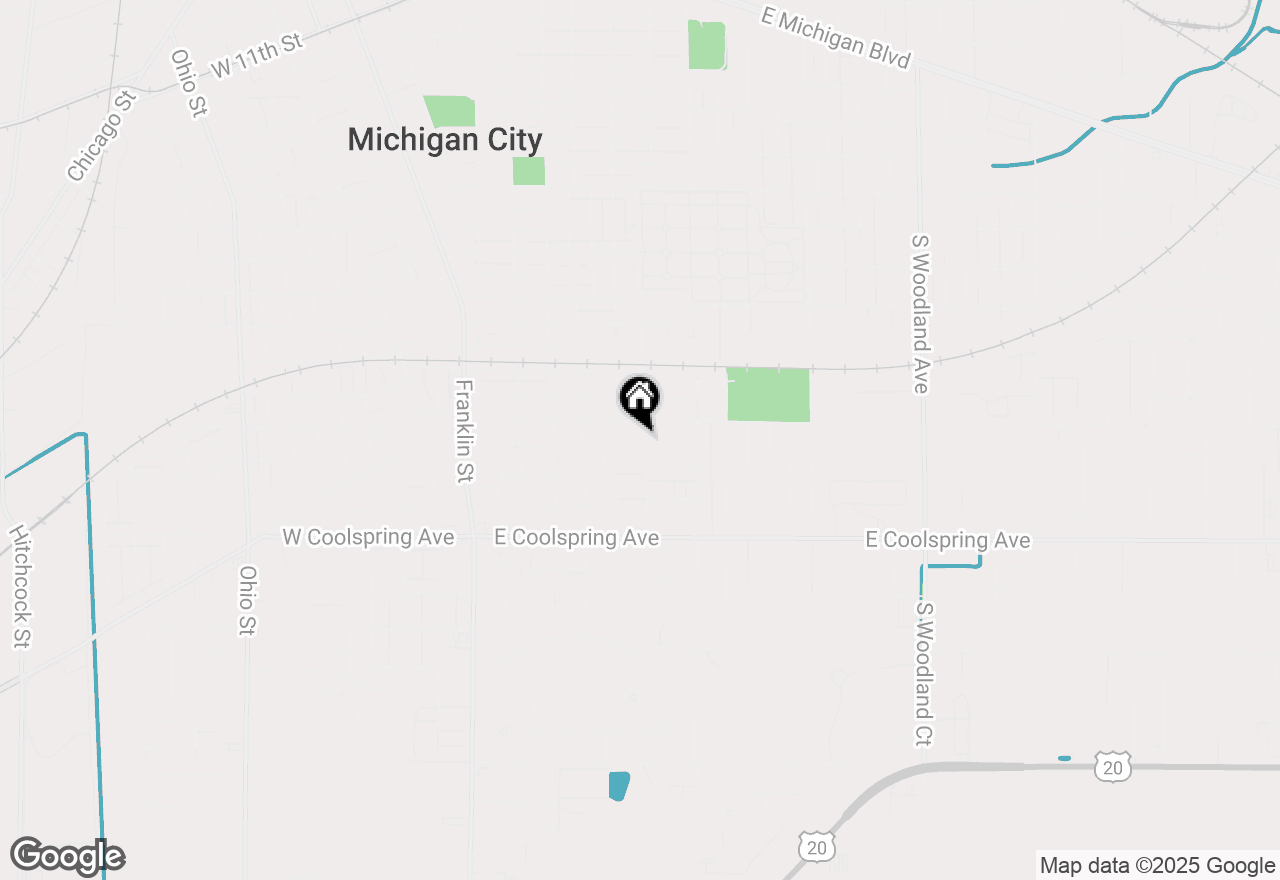Map of 2927 Tilden Ave, Michigan City, IN 46360