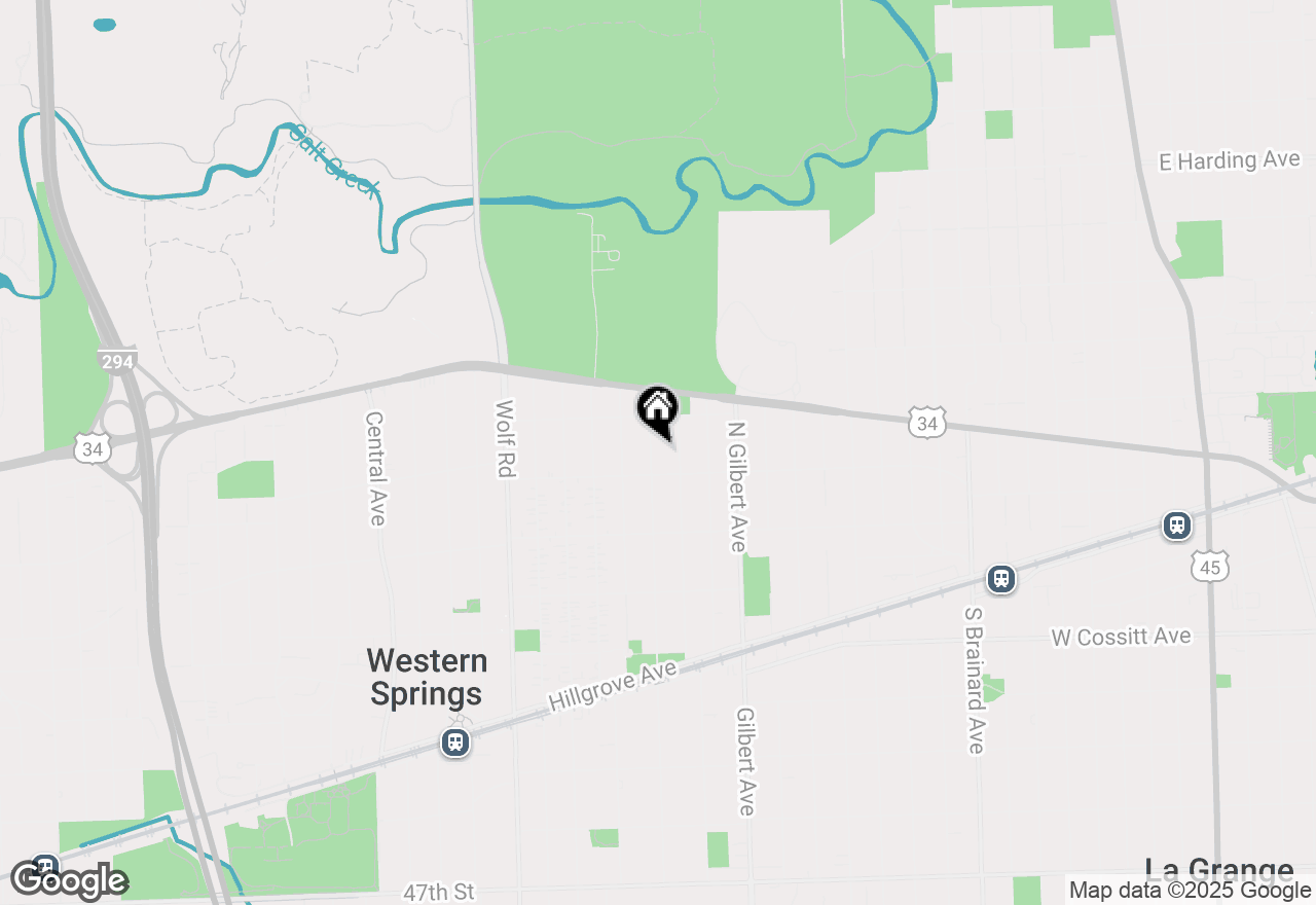 Map of 3931 Clausen Avenue, Western Springs, IL 60558