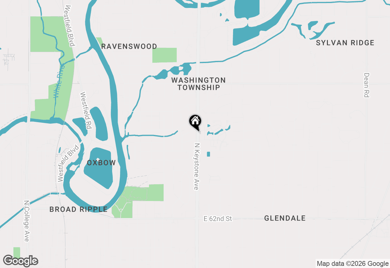 Map of 6610 N Keystone Avenue, Indianapolis, IN 46220