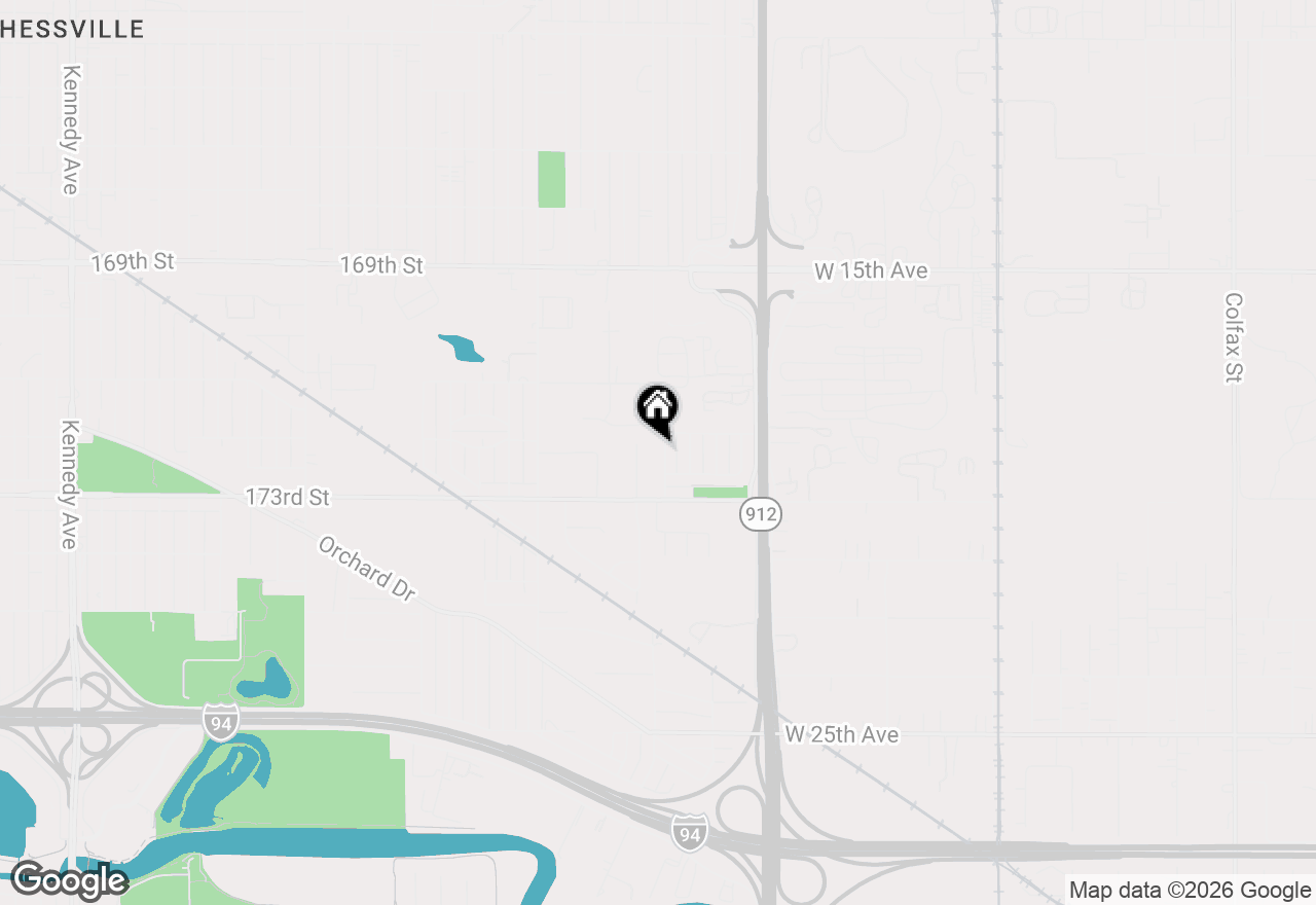 Map of 7208 Ohio Avenue, Hammond, IN 46323