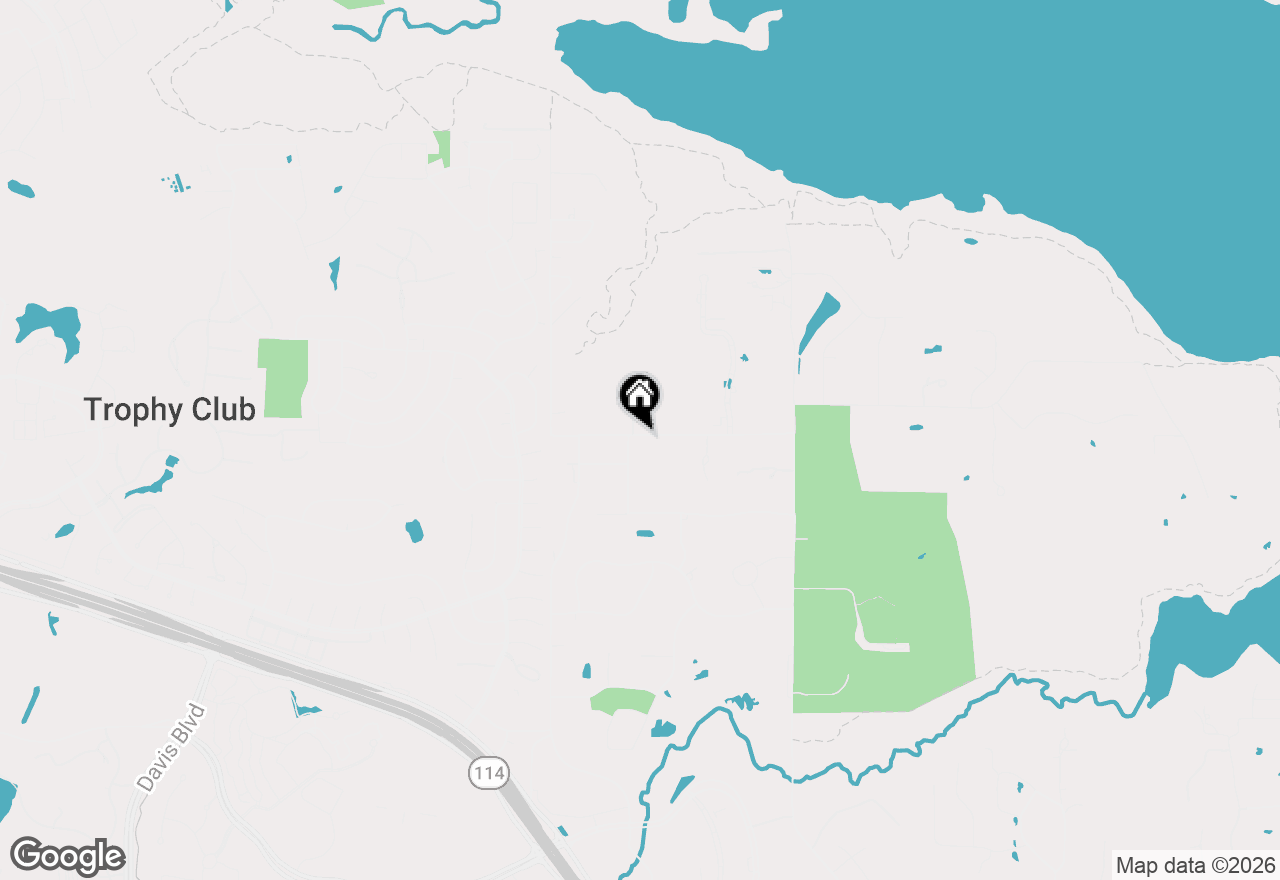 Map of 545 W Bob Jones Road, Southlake, TX 76092