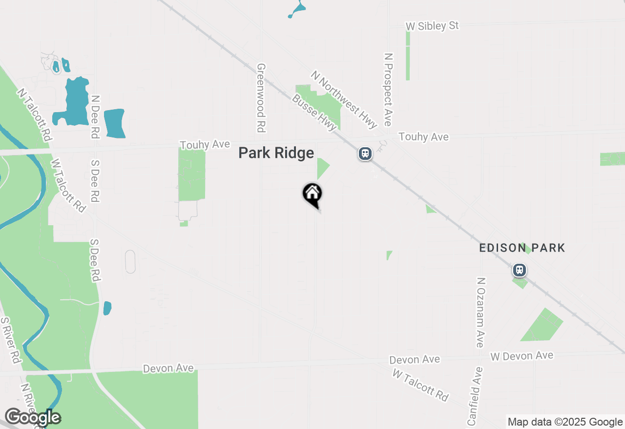 Map of 400 S Cumberland Avenue, Park Ridge, IL 60068