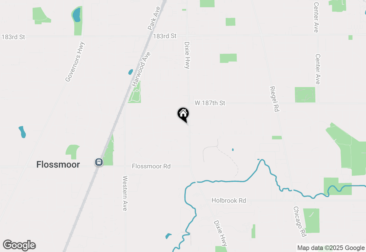 Map of 830 Latimer Lane, Flossmoor, IL 60422