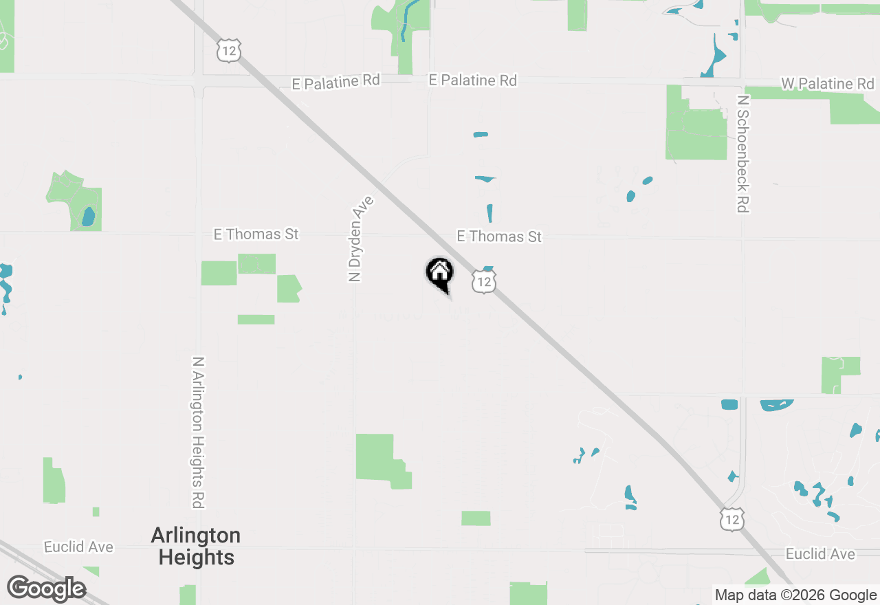 Map of 1301 Williams Way, Arlington Heights, IL 60004