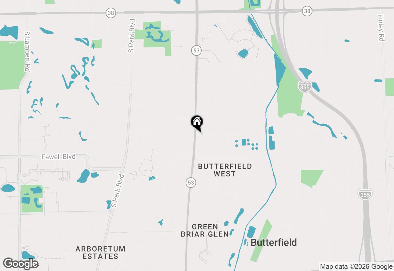 Map of 856 Bemis Road, Glen Ellyn, IL 60137